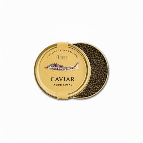 ИКРА ЧЕРНАЯ ОСЕТРА АМУР РОЯЛ ЛЕМБЕРГ 30 Г